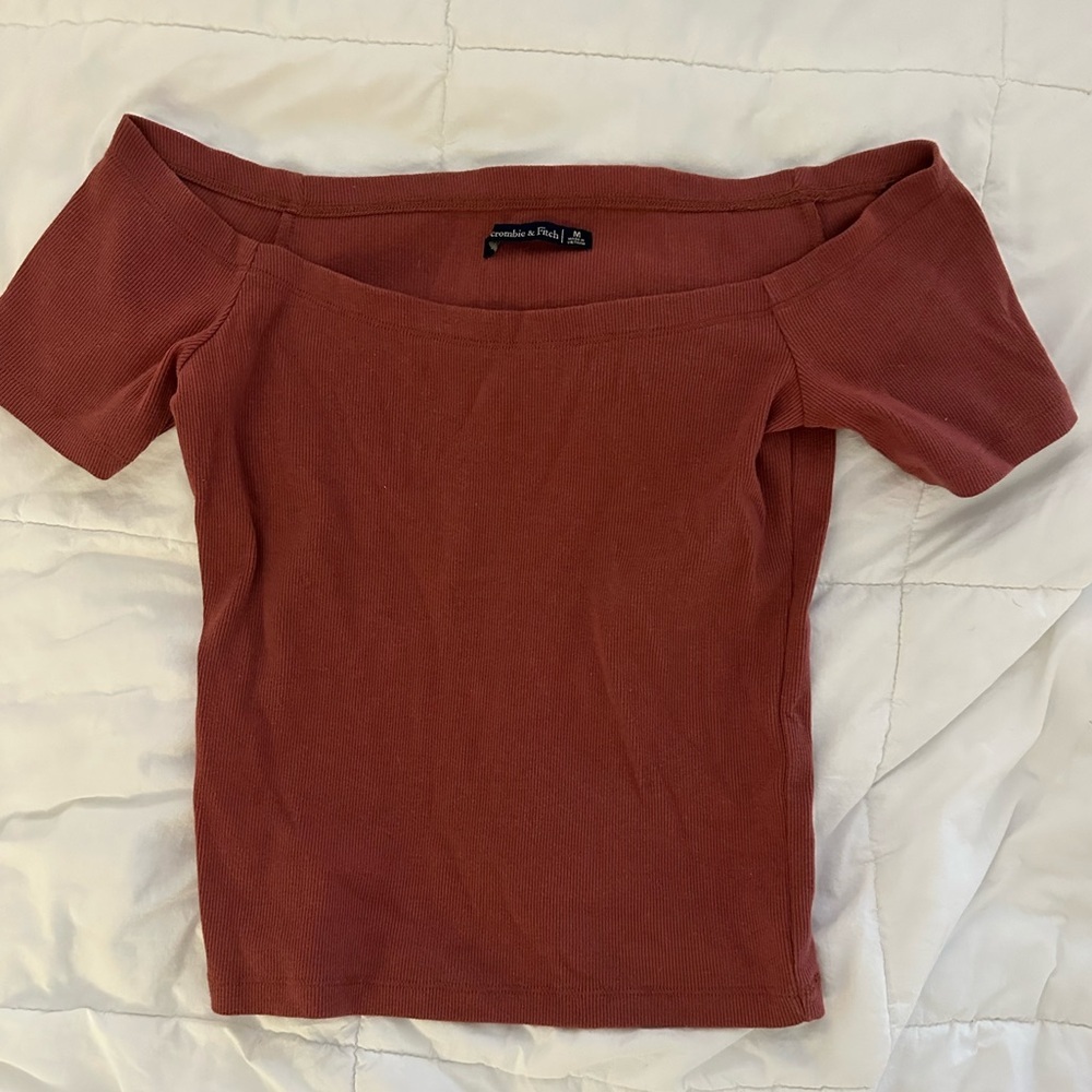 Abercrombie & Fitch off shoulder ribbed top size M